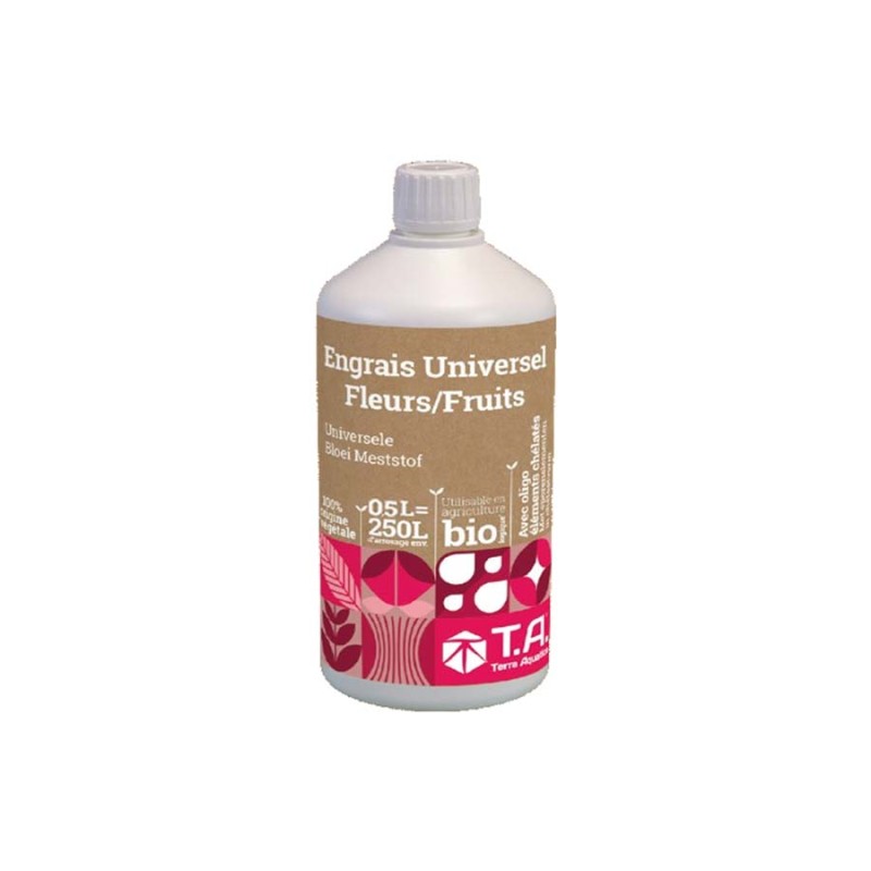 Engrais Universel Floraison - Terra Aquatica - Le jardin de poche - Tout pour l'autoproduction - Growshop Rennes