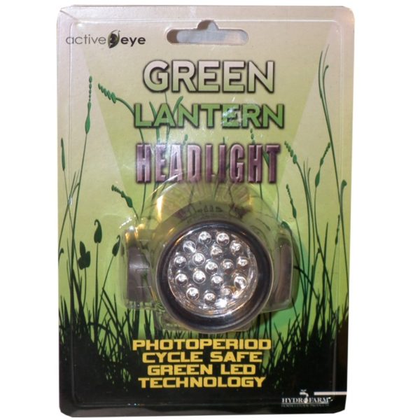 Lampe frontale éclairage vert