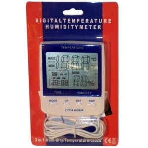 Thermomètre à sond /Hygromètre avec minimum et maximum en mémoire
