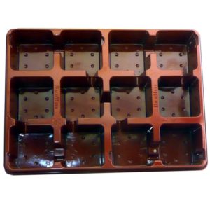 Plateau souple pour 12 pots 9*9cm