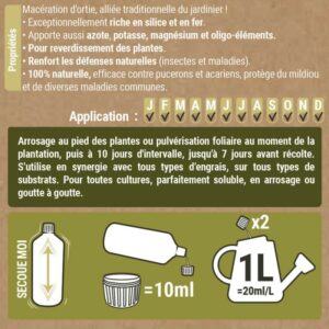 Purin d'ortie ultra concentré - Terra Aquatica - Le jardin de poche - Tout pour l'autoproduction - Growshop Rennes