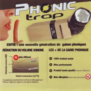 Gaine Phonic Trap 3mtr ø 125mm
